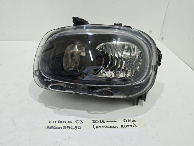 FARO ANTERIORE SINISTRO CITROEN C3 Serie 9820059680 (16) - Foto 2