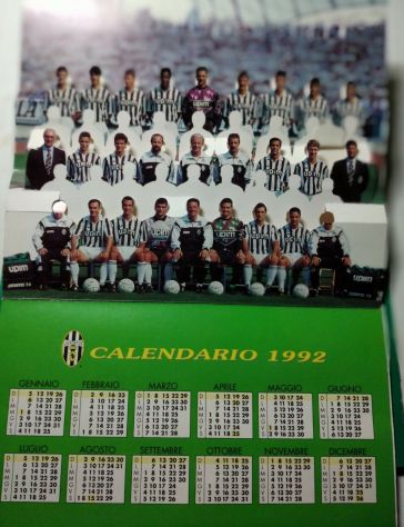 LOTTO DI 3 CALENDARI POPUP JUVENTUS DEGLI ANNI 1989/1990/1992 - Foto 3
