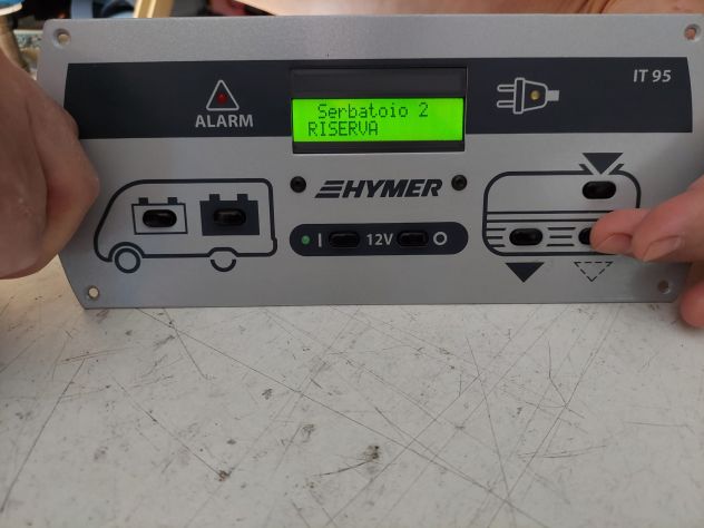 Riparazione repair pannello IT 95 HYMER IT95 digitale SCHAUDT