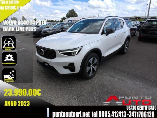 VOLVO XC40 T4 Recharge Plug-in Hybrid automatico Plus Dark rif. 24130136