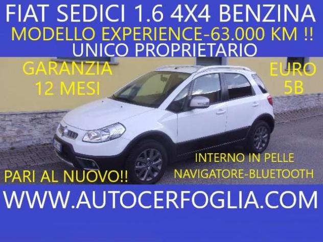 FIAT Sedici 1.6 16v Experience 4x4 120cv-SOLO 63.000 KM!!! rif. 23546633