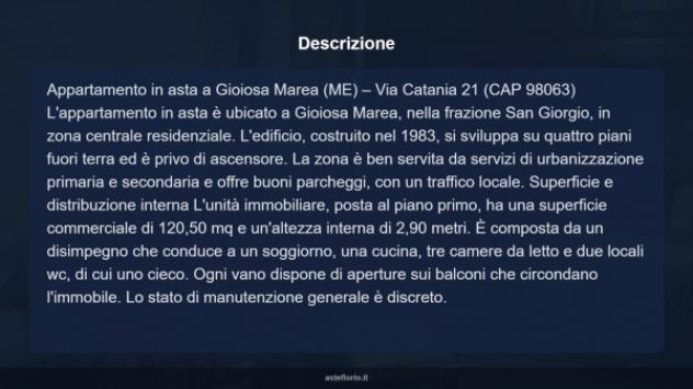 Immobile in asta di 120 m² con più di 5 locali e box auto in vendita a Gioiosa Marea - Foto 5