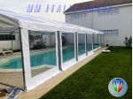 coperture per piscine  pvc cristal telaio acciaio professionali per uso annuale