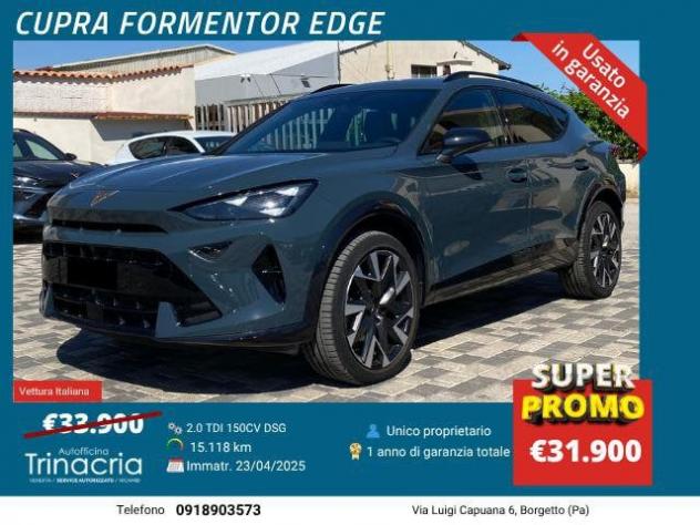 CUPRA Formentor Edge 2.0 TDI 150CV