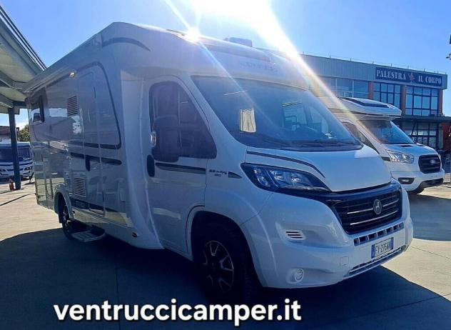 Etrusco 6900DB LETTO TRAVERSO POST CON BASCULANTE ANTERIORE GARAGE 6,99M FINANZIABILE 180 MESII