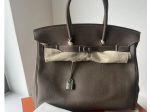 Borsa Hermès Birkin 35 – Pelle Togo – Finiture in palladio