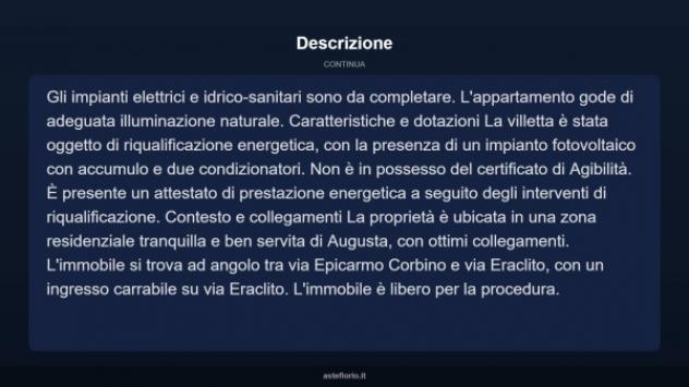 Immobile in asta di 150 m² con più di 5 locali in vendita a Augusta - Foto 5