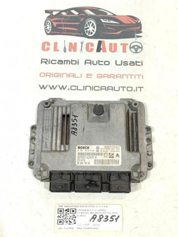 CENTRALINA MOTORE CITROEN C3 2° Serie 9663475880 0281012529 DV4TD/8HZ diesel 1398 (0510)