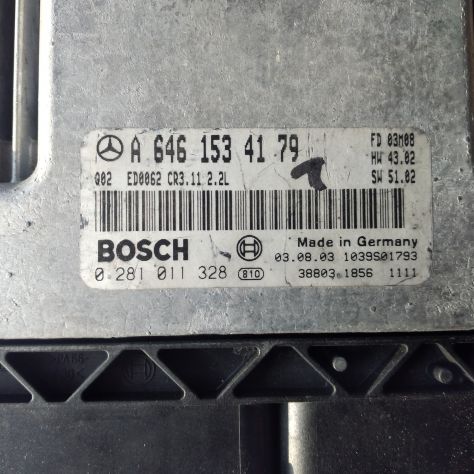 Centralina motore MERCEDES CR3.11 2.2L 0281011328 A6461534179 /NN CENTRALINA MO