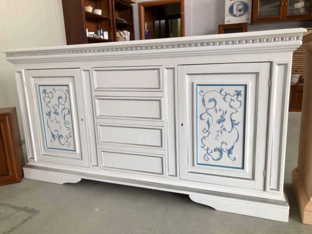 NUOVA CREDENZA LACCATA E DECORATA A MANO - Foto 8