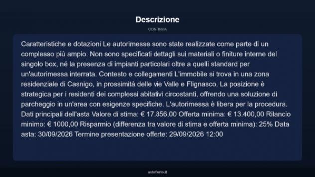Immobile in asta di 17 m² in vendita a Casnigo - Foto 5
