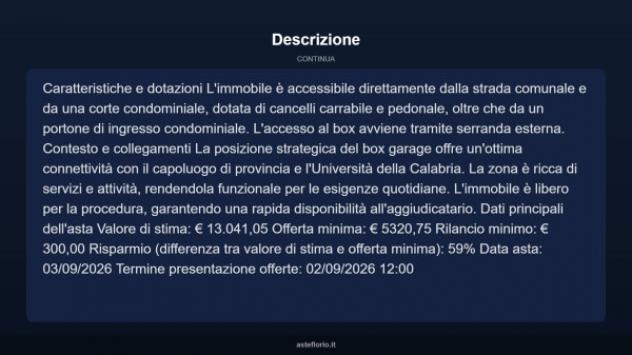 Immobile in asta di 32 m² in vendita a Mendicino - Foto 6
