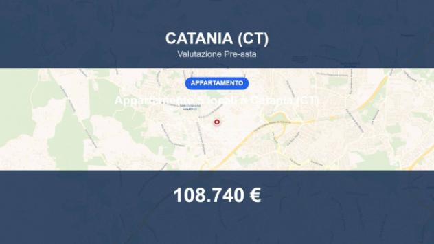 Immobile in asta di 82 m², box auto in vendita a Catania