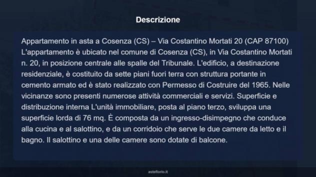 Immobile in asta di 76 m² in vendita a Cosenza - Foto 17