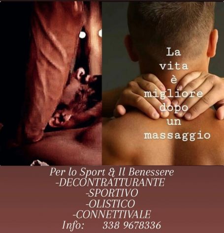 Massaggiatore operatore olistico Tel:3389678336