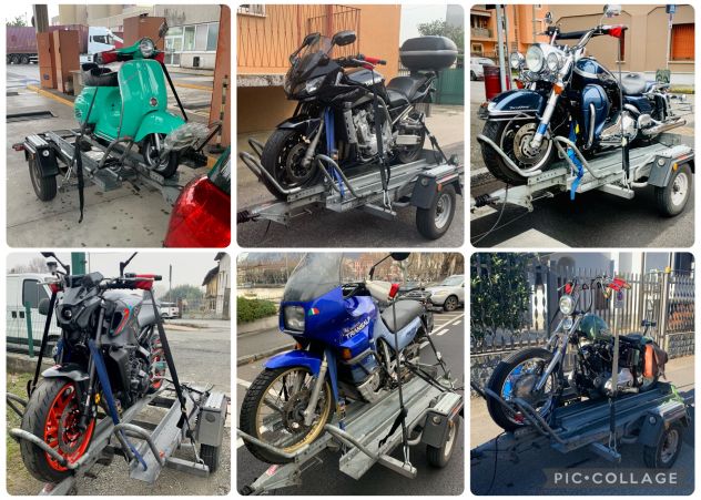 CARRELLO PER TRASPORTO MOTO SCOOTER H24 - Foto 3