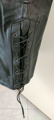Vendo gilet in pelle unisex taglia M nero - Foto 9