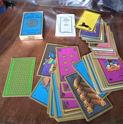 Persian Tarot by Madame Indira Grimaud 1981 mazzo di tarot composto da 55 carte
