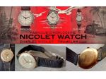Nicolet Watch-Tramelan oro 18k 0.750 Swiss Made.