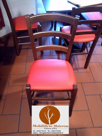 Set Trapani Sedie Tavoli Per Arredo Bar Ristorante Osteria Nuovi Non Usati - Foto 5