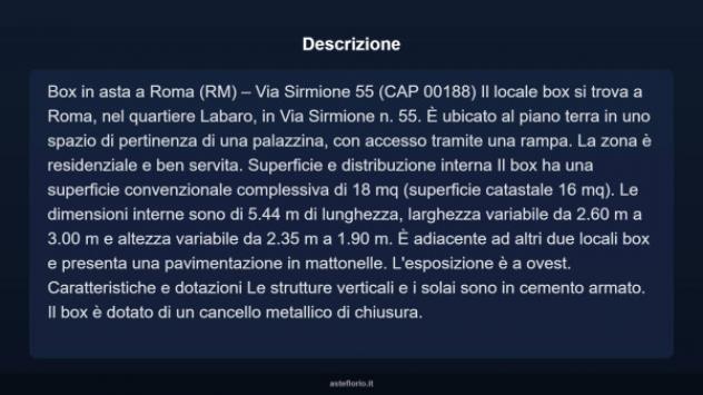 Immobile in asta di 18 m² in vendita a Roma - Foto 3