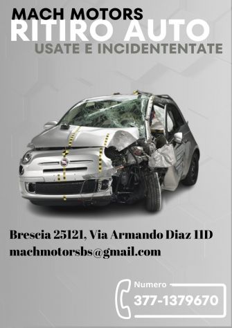 RITIRO AUTO USATE E INCIDENTATE DANNEGGIATE FURGONE A BRESCIA E PROVINCIA - Foto 2