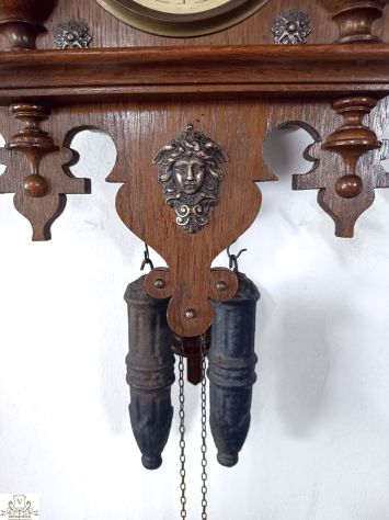 176357 Antico orologio a pendolo foresta nera del XIX secolo - Foto 3