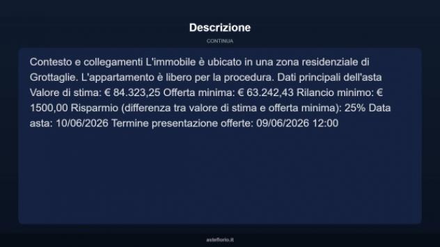 Immobile in asta di 75 m² in vendita a Grottaglie - Foto 6