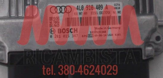 4L0910409A Audi Q7 centralina motore Bosch 0281015347