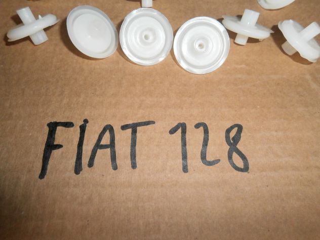 Mollette ganci clip fissaggio modanature profili sottoporta Fiat 128 B CL RALLY - Foto 8
