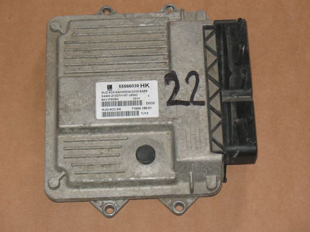 55566039 ECU CENTRALINA OPEL CORSA 55566039HK 55566039 MJD6O3.SA HW03A MJD603.S