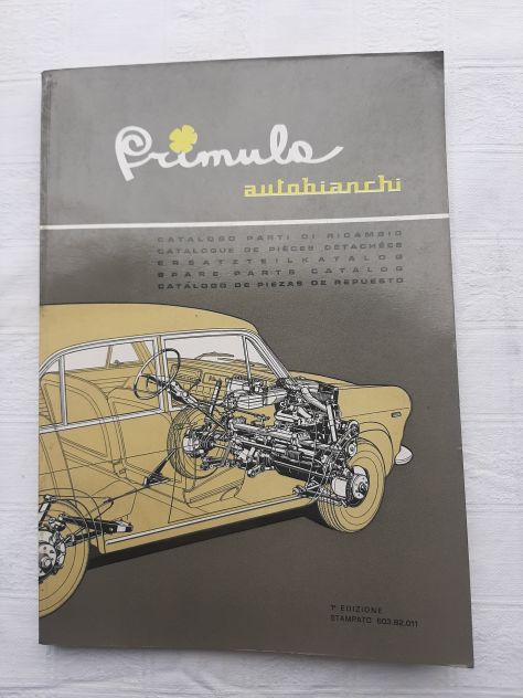 AUTOBIANCHI PRIMULA CATALOGO PARTI DI RICAMBIO ORIGINALE - Foto 2