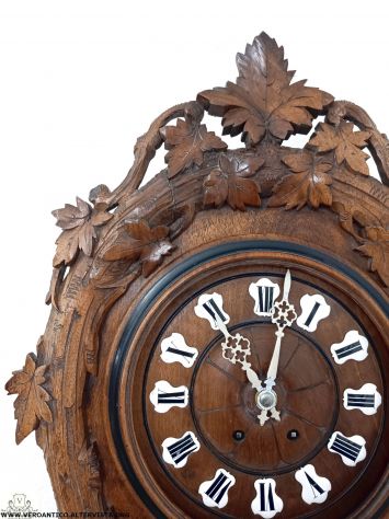 176333 Antico orologio a pendolo Foresta Nera - Foto 3