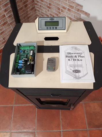 Stufa a pellet Sideros 10kw, usata pochissimo, perfetta in tutte le sue parti, - Foto 6