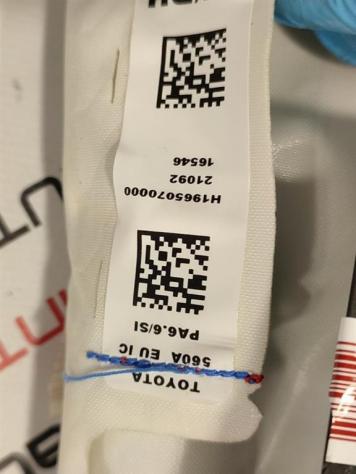 AIRBAG A TENDINA LATERALE PASSEGGERO TOYOTA C-HR Ibrida 62170F4010 629812400D 2ZR (1623) - Foto 2