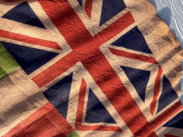 Pelle stampata bandiera Inglese e Bolivia - Foto 3