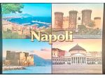 Cartolina di Napoli con quattro vedute