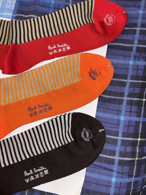 3 PAIA CALZE NUOVE DA UOMO FIRMATE ORIGINALI”PAUL SMITH”MADE IN ITALY - Foto 6