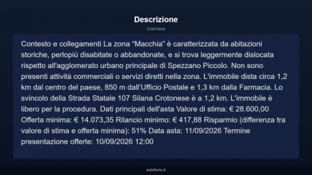 Immobile in asta di 160 m² in vendita a Casali del Manco - Foto 18