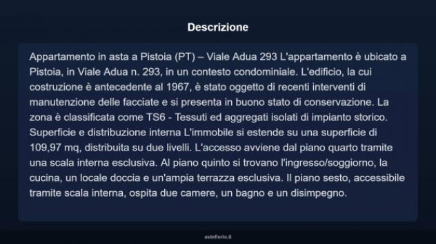 Immobile in asta di 109 m² in vendita a Pistoia - Foto 3