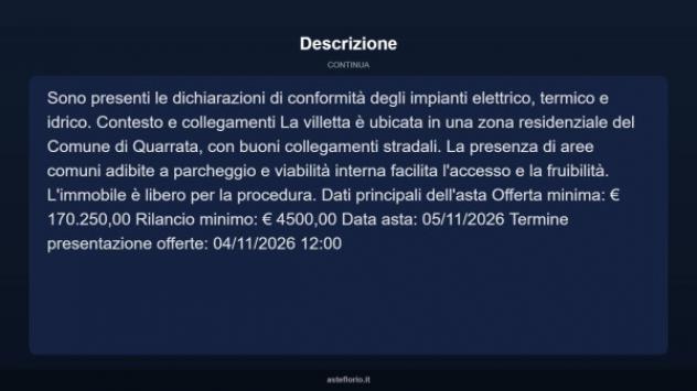 Immobile in asta di 119 m² con più di 5 locali e box auto in vendita a Quarrata - Foto 11