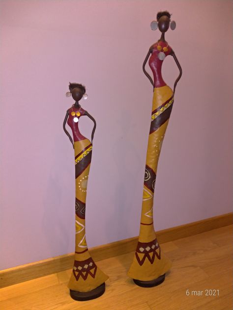Coppia statua donna africana - Foto 2