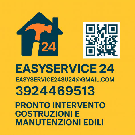 🛠️ EASYSERVICE24 – INTERVENTI E MANUTENZIONI EDILI 🏠