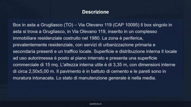 Immobile in asta di 15 m² in vendita a Grugliasco - Foto 7