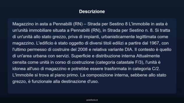 Immobile in asta di 345 m² in vendita a Pennabilli - Foto 4