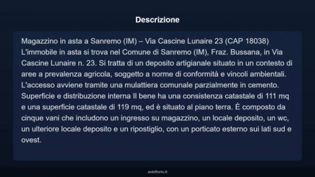 Immobile in asta di 111 m² in vendita a Sanremo - Foto 4