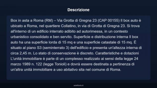 Immobile in asta di 15 m² in vendita a Roma - Foto 3