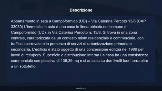 Immobile in asta di 136 m² con più di 5 locali in vendita a Campoformido - Foto 7