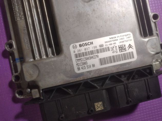 CENTRALINA ORIGINALE MOTORE ECU PEUGEOT 508 2021 0281037198 Centralina motore P - Foto 4