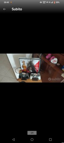 PlayStation 4 Slime 500 GB+2 controller - Foto 3